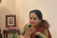 MataShree giving blessings to all devotees